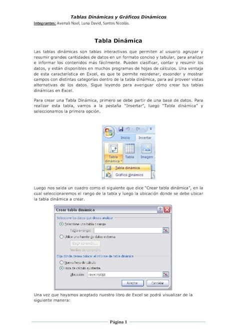 PDF Tablas Dinámicas y Gráficos Dinámicos DOKUMEN TIPS