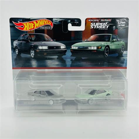 Hot Wheels Premium Nissan Sentra Silvia S Pack Neu Und Originalverpackt In