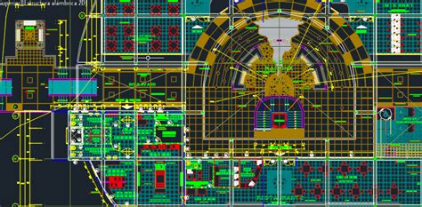 Modern Recreational Center 2d Dwg Design Full Project For Autocad