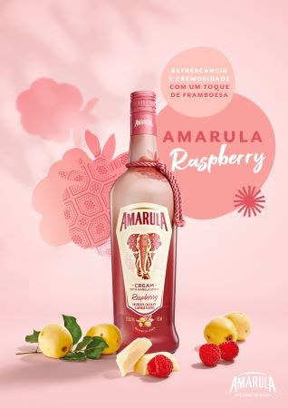 Amarula Lan A Novo Sabor Raspberry Mesa De Bar