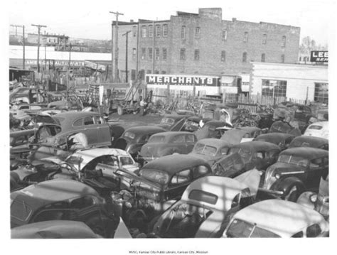 50 Vintage Photos Of Classic Car Salvage Yards And Wrecks From Between