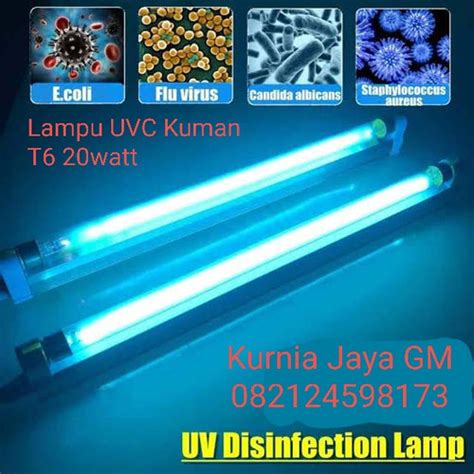 Jual Lampu Uvc Sterilizer Watt Germicidal T Lampu Uvc Pembunuh