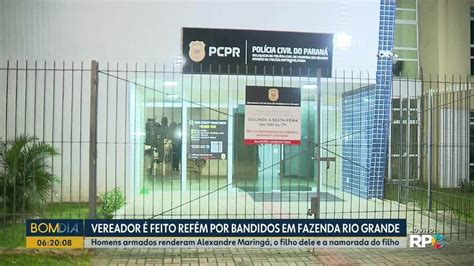 Vereador e família são feitos reféns durante assalto a chácara em