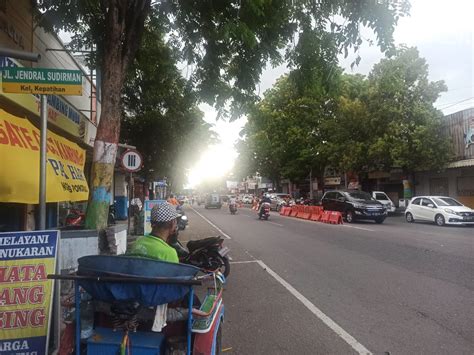 Trotoar Diperlebar Jalan Jendral Sudirman Ponorogo Bakal Jadi Satu Arah