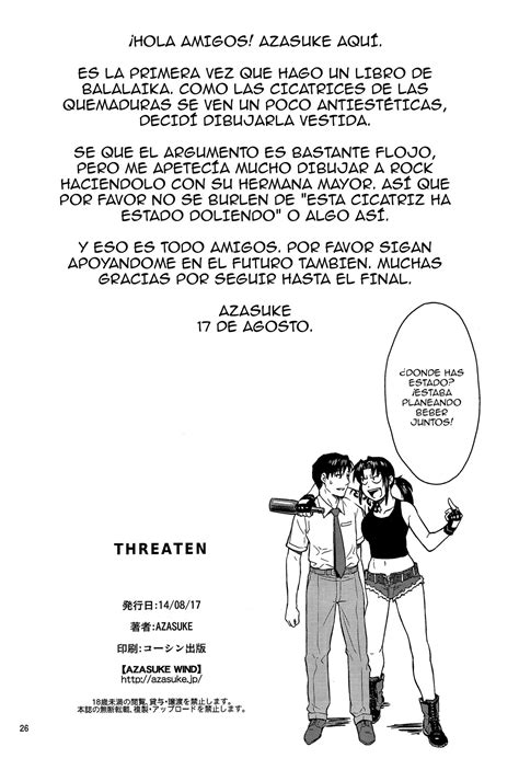 Openhentai C86 Azasuke Wind Azasuke Threaten Black Lagoon Spanish