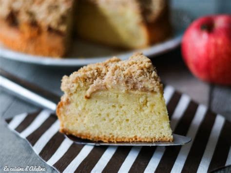 Crumb cake aux pommes gâteau pommes et crumble La Cuisine d Adeline