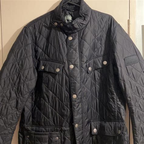 Barbour Men S Black Jacket Depop