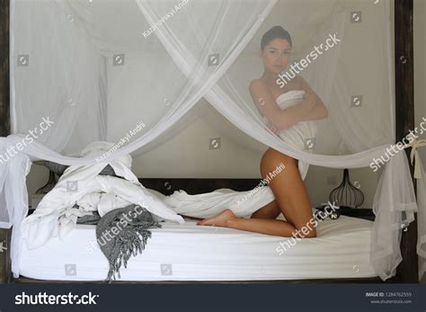 Naked Girl Sitting On Her Lap Stock Photo Shutterstock