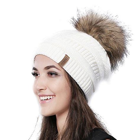 Furtalk Womens Winter Hat Fleece Lined Slouchy Beanie For Women Knitted