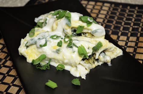 Dishing With Divya White Beans And Spinach Enchiladas With Spicy