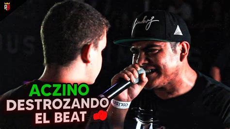 Aczino Rompiendo El Beat Sus Mejores Rounds Con Beat Youtube