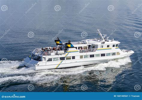 Small Passenger Ferry In Stockholm Archipelago Editorial Photo Image Of Stockholm Yellow