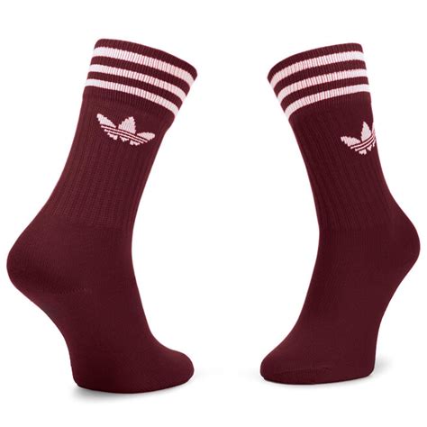 Zestaw Par Wysokich Skarpet Unisex Adidas Solid Crew Sock Ed