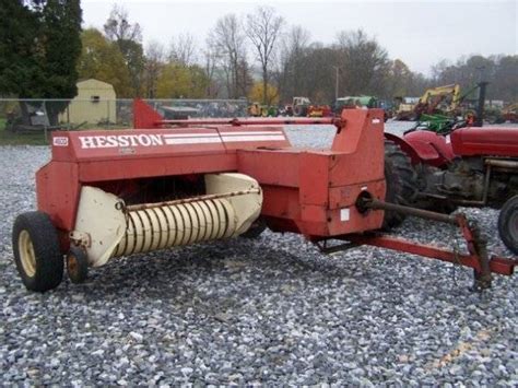 110 Hesston 4500 Pull Type Square Baler For Tractors Dec 10 2007