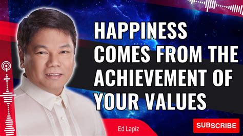 Pastor Sermons Happiness Comes From The Achievement Of Your Values