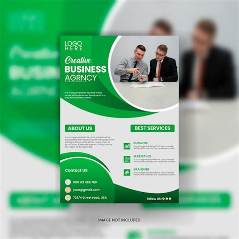 Premium Psd Corporate Business Solution Flyer Template