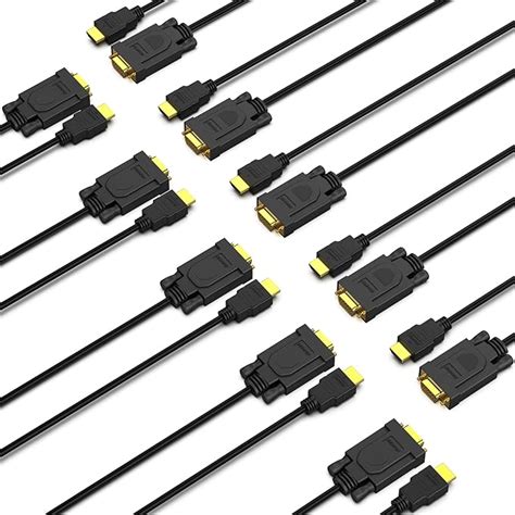 Amazon BENFEI 10 Pack HDMI To VGA 6 Feet Cable Uni Directional