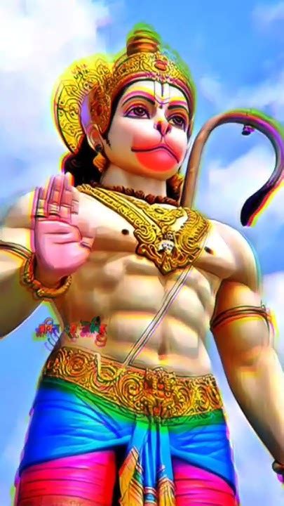 Jai Ho Jai Ho Tumhari Bajrangbali 🚩 Hanumanji Bajrangbali 🚩 Pawanputra Hanuman Ytshorts Youtube