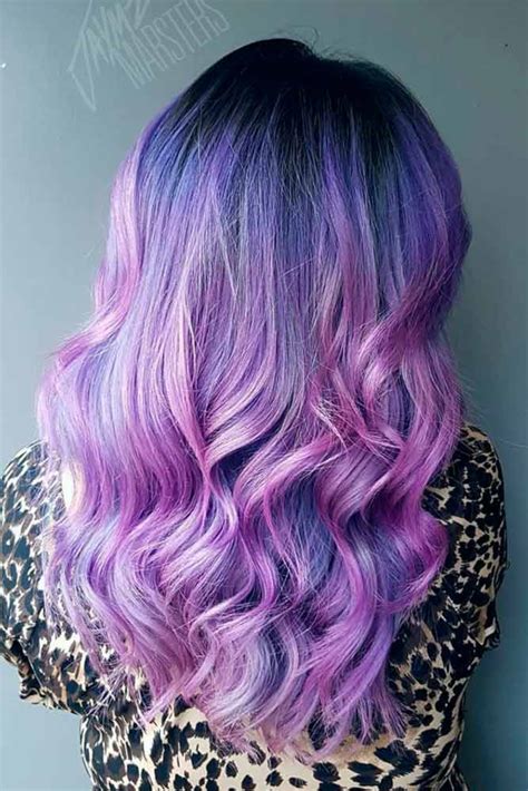 Blue And Purple Ombre Hair