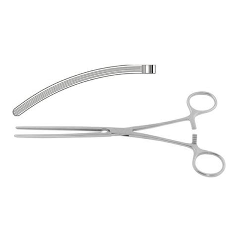 Doyen Atrauma Intestinal Clamp Curved Stainless Steel 17 Cm 6 3 4