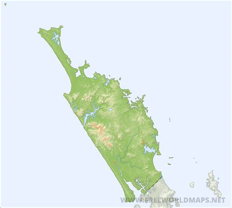 Northland Region Maps, NZ