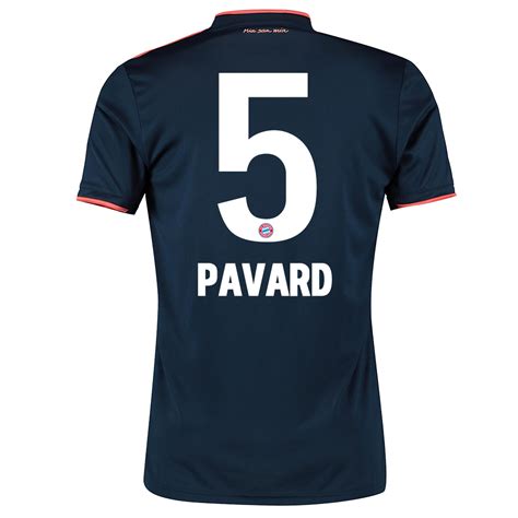 Enfant Maillot Benjamin Pavard 5 Tenues Third Marin 2019 20 Chemise