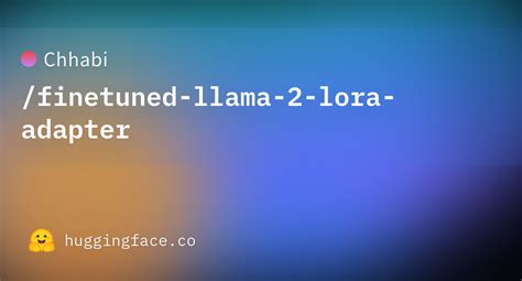 Chhabi Finetuned Llama 2 Lora Adapter At Main