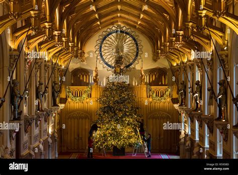 Windsor Castle Christmas Decorations Hi Res Stock Photography And