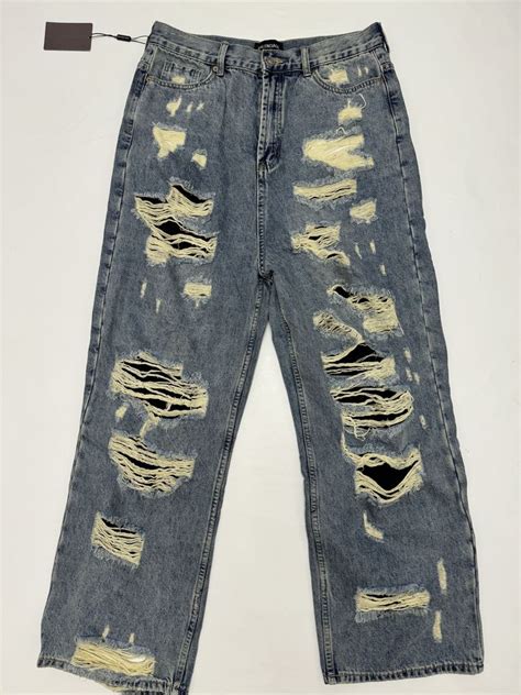 Джинсы Balenciaga Destress Jeans порваные vetements rick owens raf: 4 ...