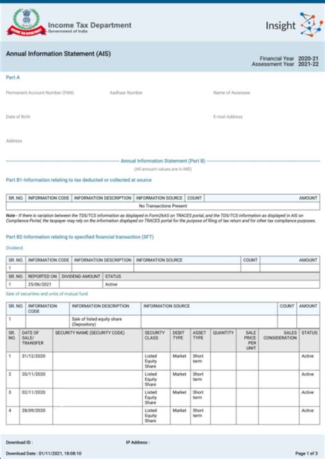 Ais Annual Information Statement Learn By Quicko