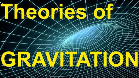 Theories Of Gravitation Lecture Youtube