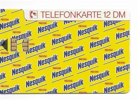 RARE CARTE Telephonique Nestle Nesquik Chocolat Phonecard