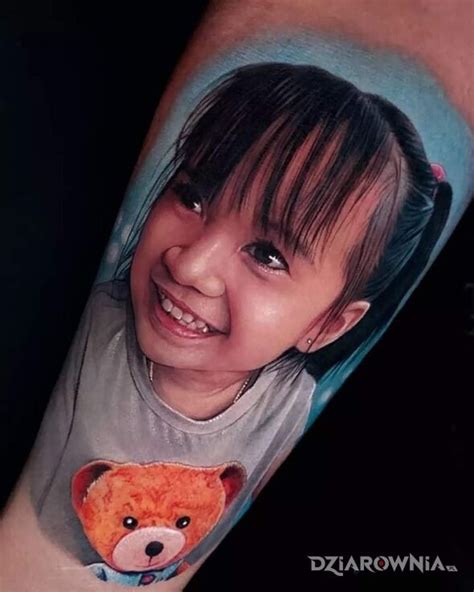 Tatua Niesamowity Portret Ma Ej Dziewczyny Autor Skorpion