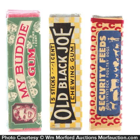 Antique Advertising Antique Gum Packs • Antique Advertising