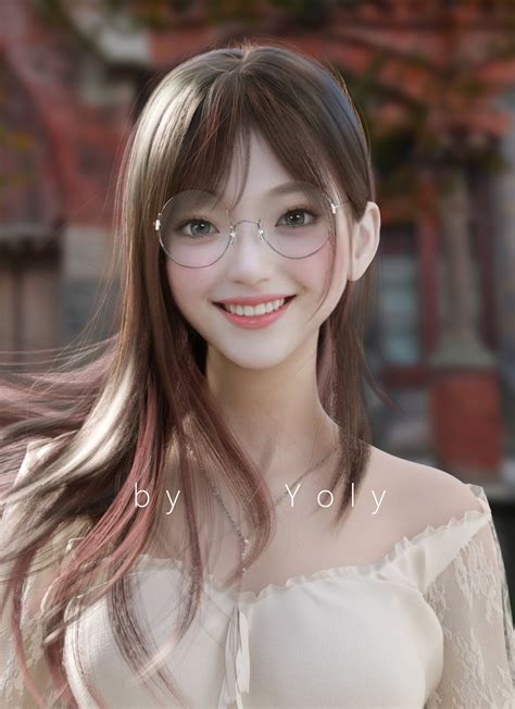 Wallpaper CGI Digital Art Asian Long Hair Yoly 930x1280