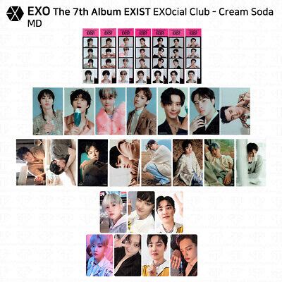 Exo Exist Exocial Club Cream Soda Md Cut Photo Photocard Acrylic