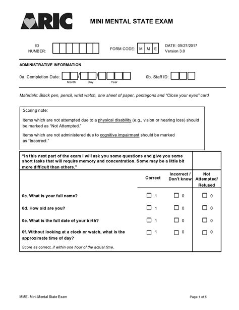 47 Free Mental Status Exam Templates Mse Examples Templatelab