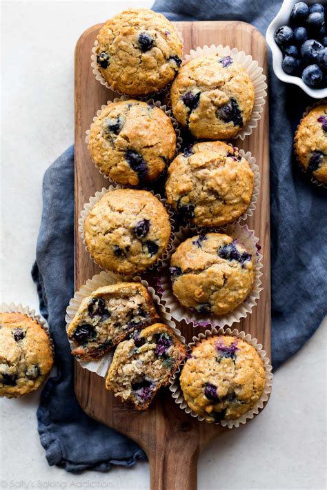 Blueberry Oatmeal Muffins Sally S Baking Addiction