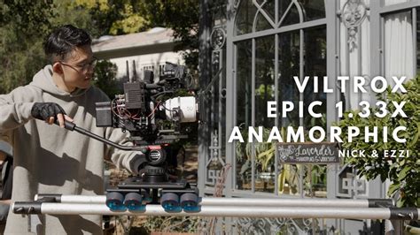 Sub Viltrox Epic X Anamorphic Lens Set Commercial Set Behind