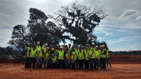 Alunos de Eng Civil da Fundação visitam obras do Rodoanel FSA