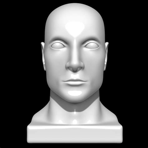 Mannequin Head 3D Model 7 Obj Ztl Ma Max Fbx C4d Free3D