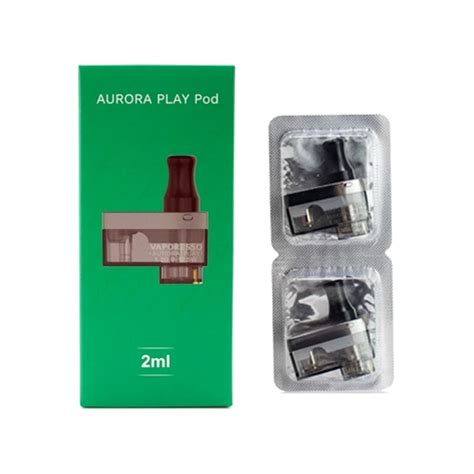 Vaporesso Aurora Play Replacement Pods 2pcs Cartridge Vaporizer Box