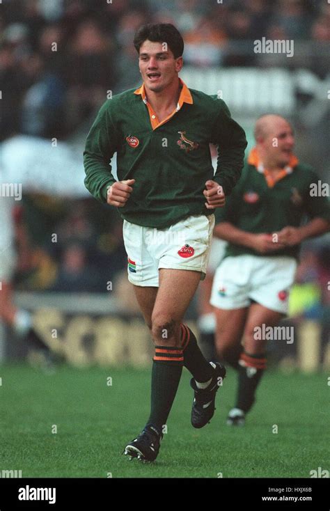 JOOST VAN DER WESTHUIZEN SOUTH AFRICA RU 14 December 1995 Stock Photo ...