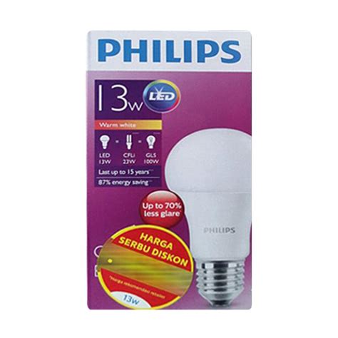 Jual Philips Bohlam Lampu Led Warm White W Di Seller