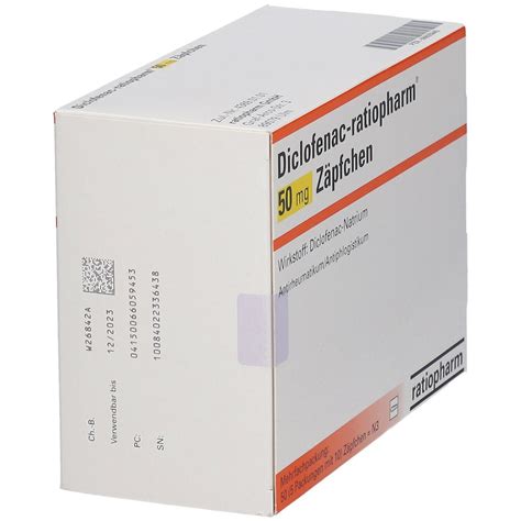 Diclofenac Ratiopharm® 50 Mg 50 St Mit Dem E Rezept Kaufen Shop Apotheke