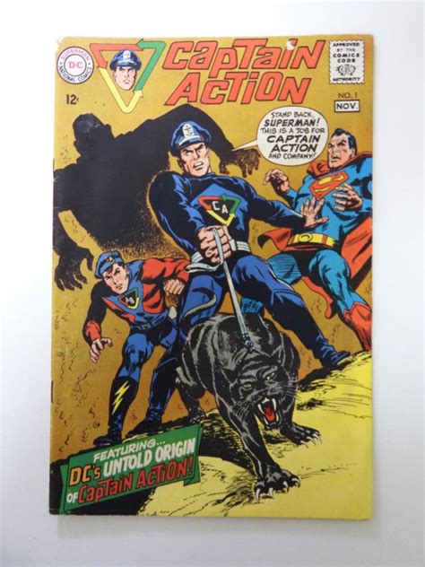 Captain Action 1 1968 VG Condition Comic Books Silver Age DC