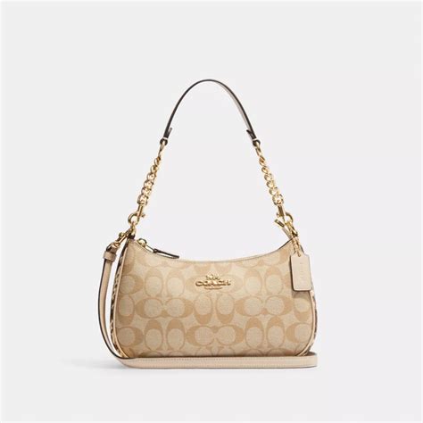 Coach Teri Shoulder Bag In Signature Canvas