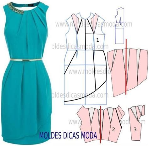 Molde De Vestido Moldes Dicas Moda Padr Es De Costura Para