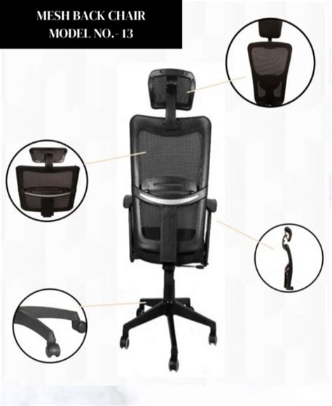 Black Fabric Mesh Back Revolving Chair At Rs In Faridabad Id