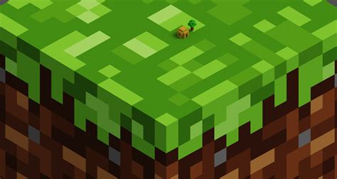 Minecraft Grass Block Wallpaper